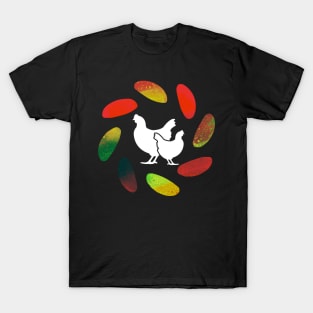 Funny Farmer Chicken Egg Cycle Agriculture Gift T-Shirt